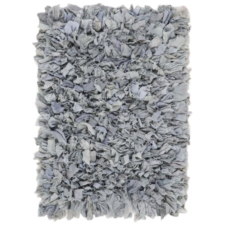 Safavieh 5 x 8 ft. Rio Shag Rectangle Rug Light Grey SG951J-5